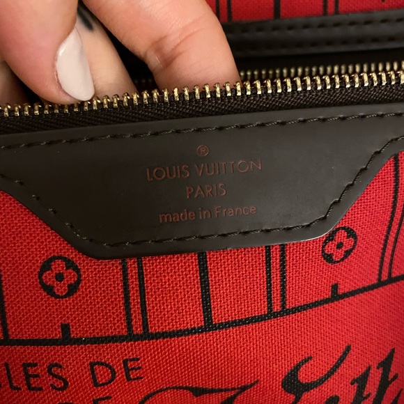 Authentic LV Damier Ebene Neverfull GM - Picture 11 of 12